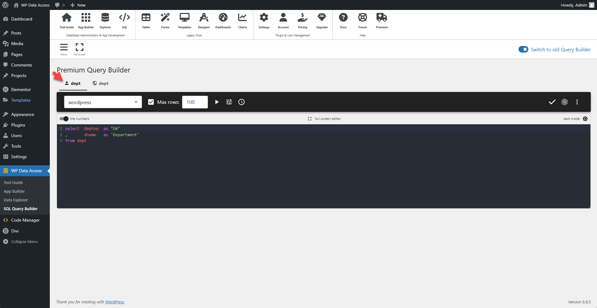 WP Data Access - Private Query